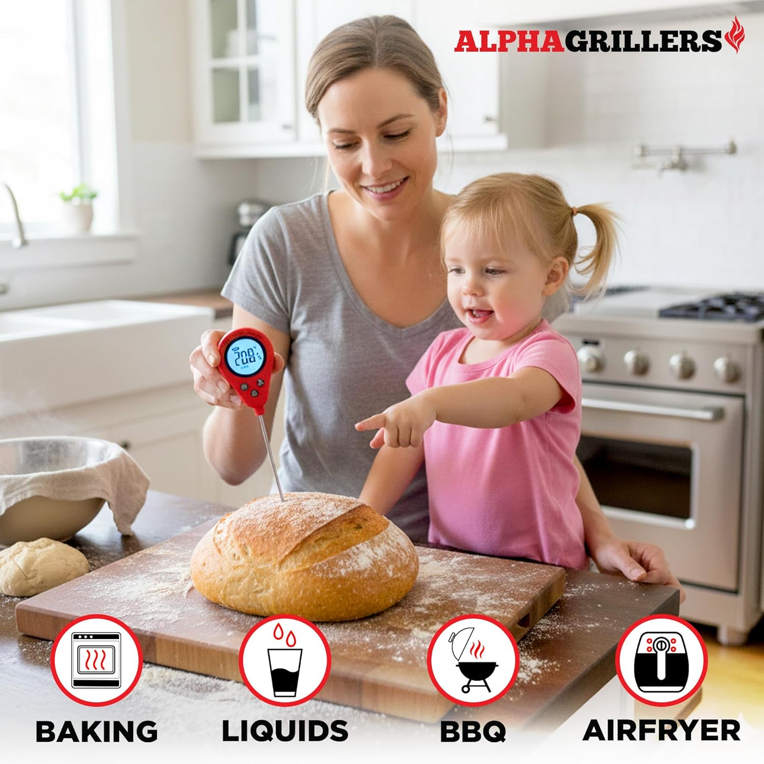 Alpha Grillers Instant Read Meat Thermometer photo 3