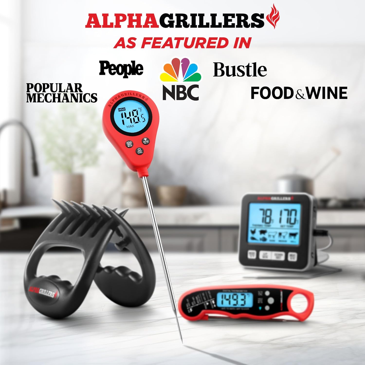 Alpha Grillers Instant Read Meat Thermometer photo 4