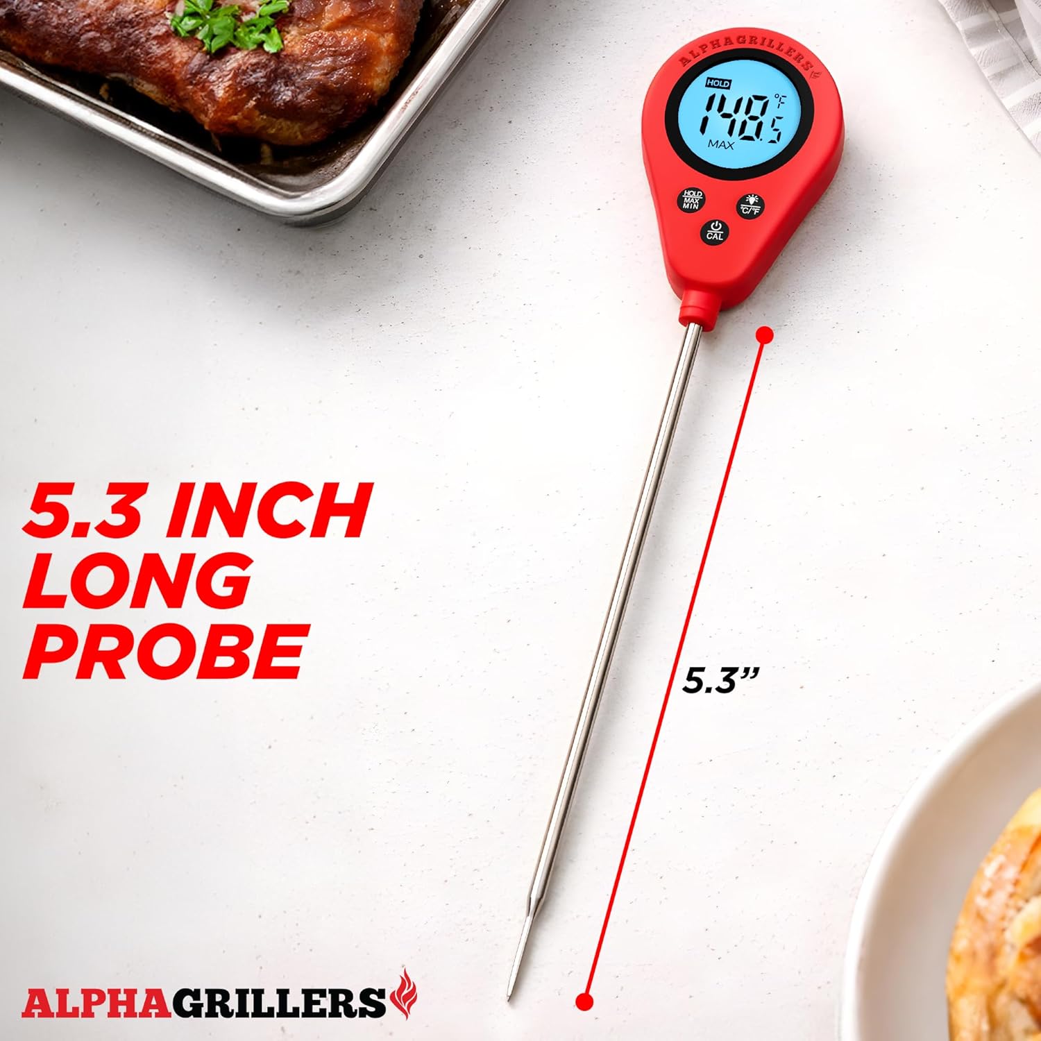 Alpha Grillers Instant Read Meat Thermometer photo 6