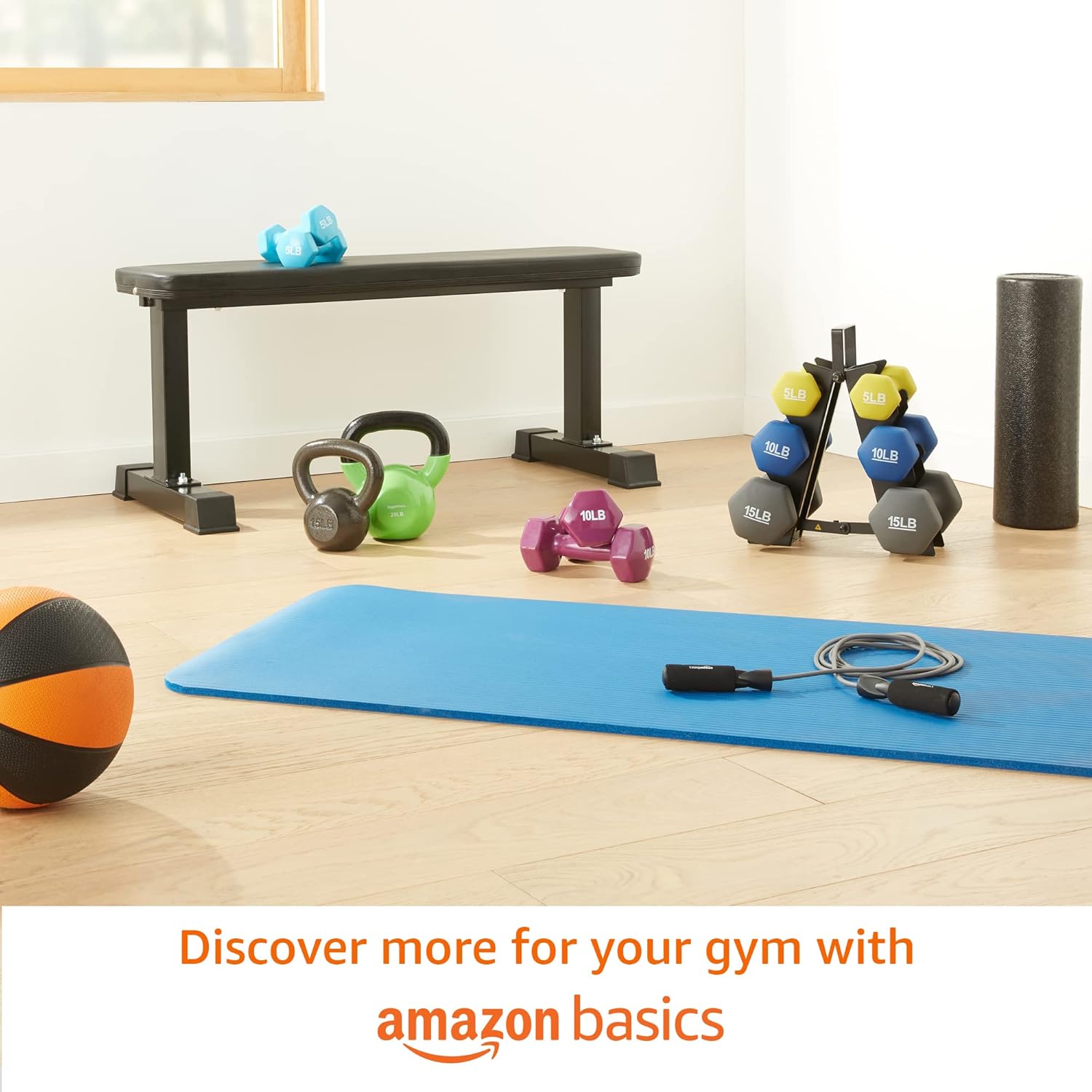 Amazon Basics Neoprene Dumbbell Set 10lb photo 6