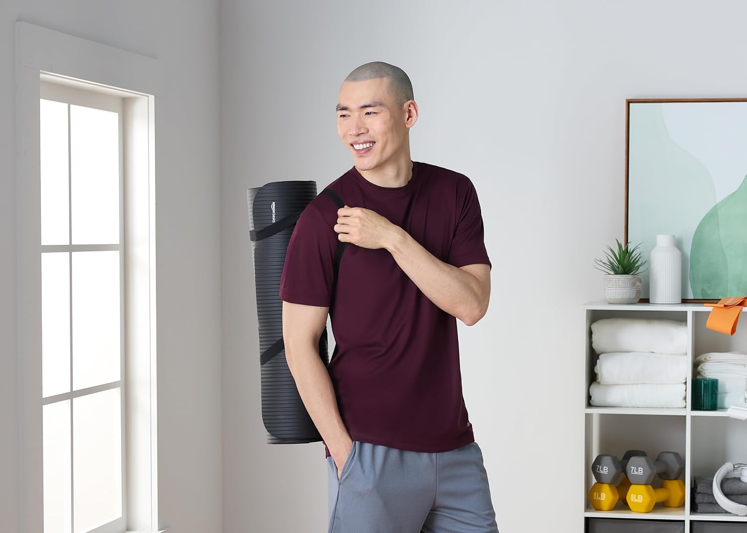 Amazon Basics Yoga Mat photo 5