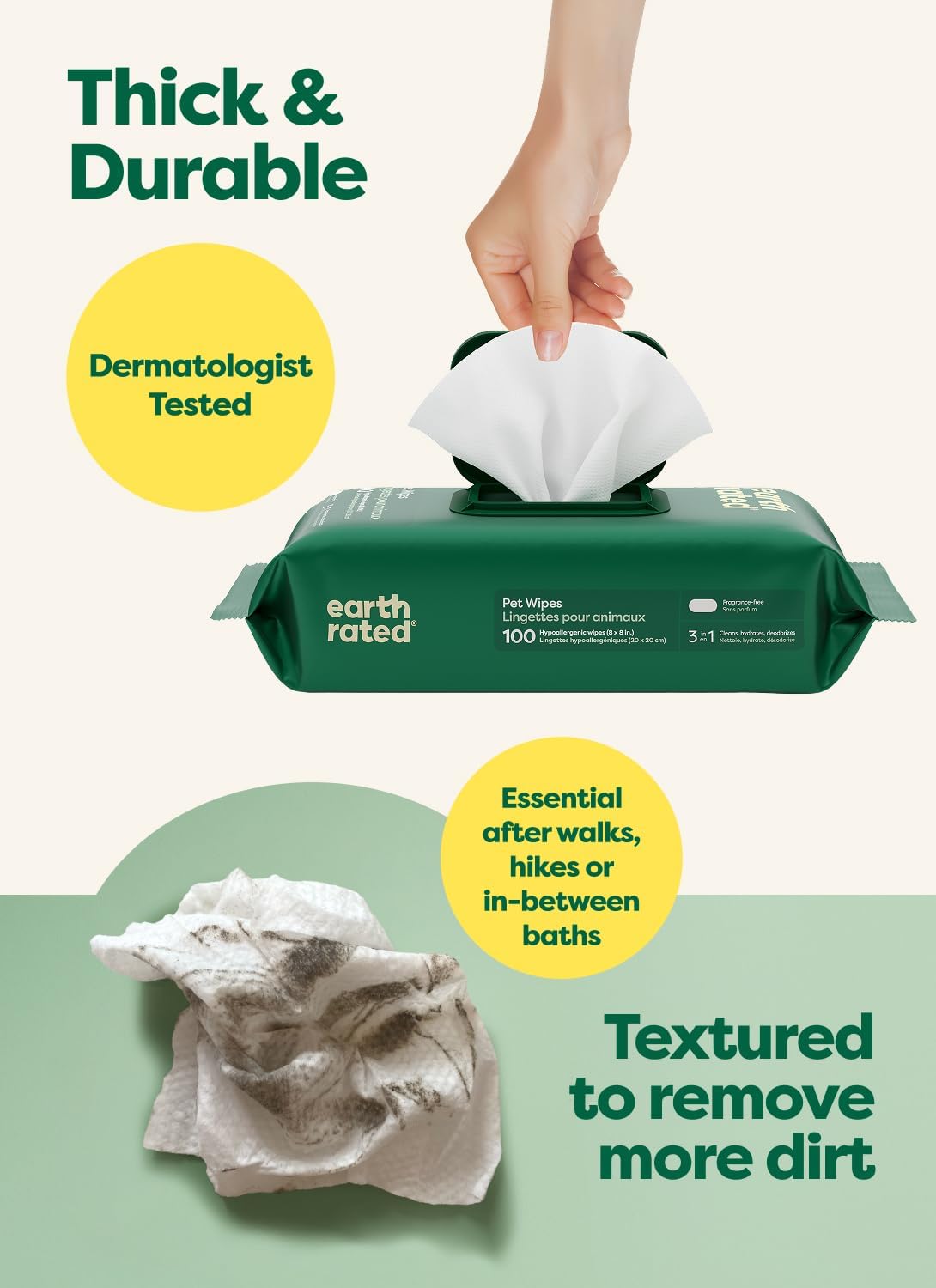 Earth Rated Dog Wipes photo 3