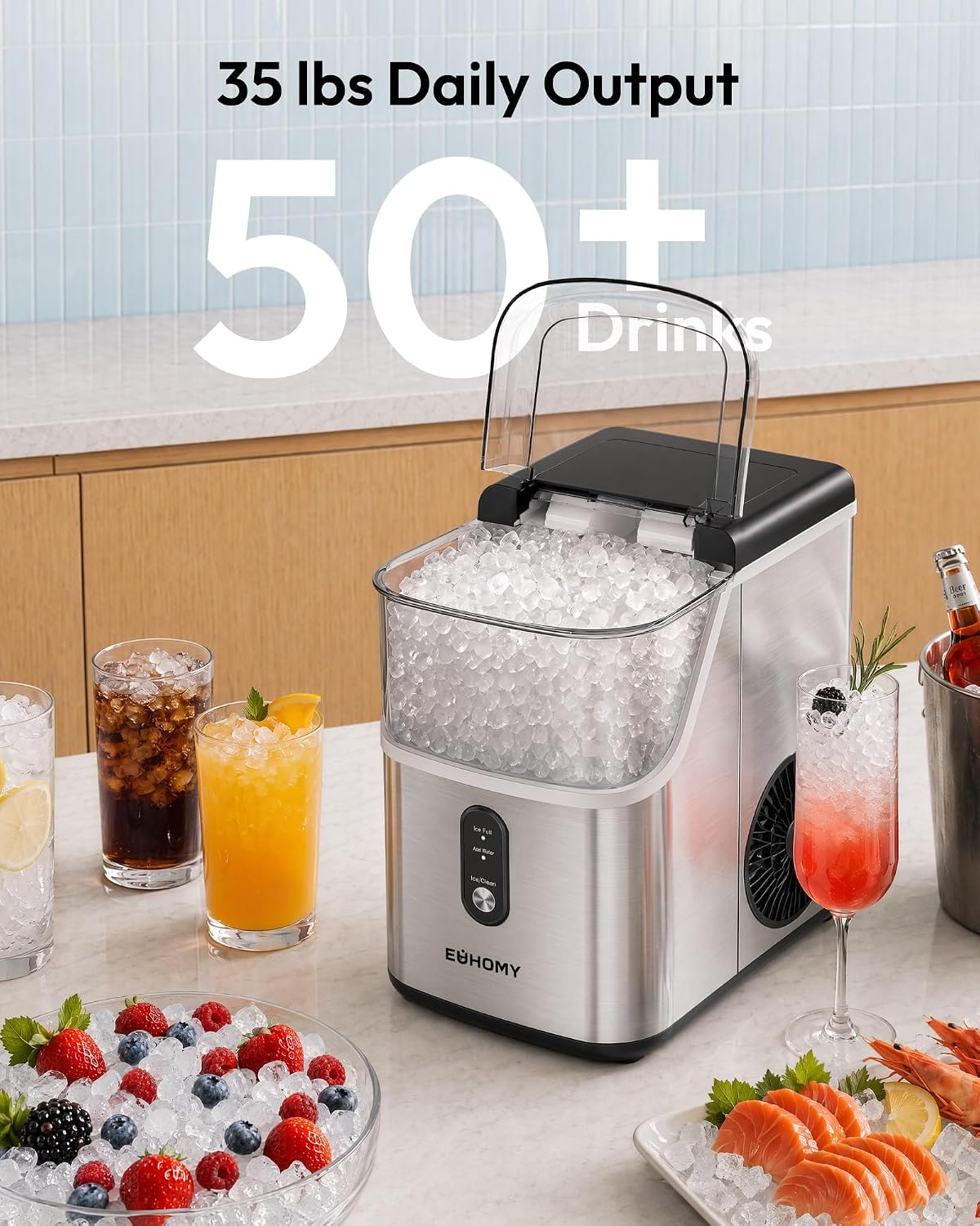 EUHOMY Nugget Ice Maker photo 3