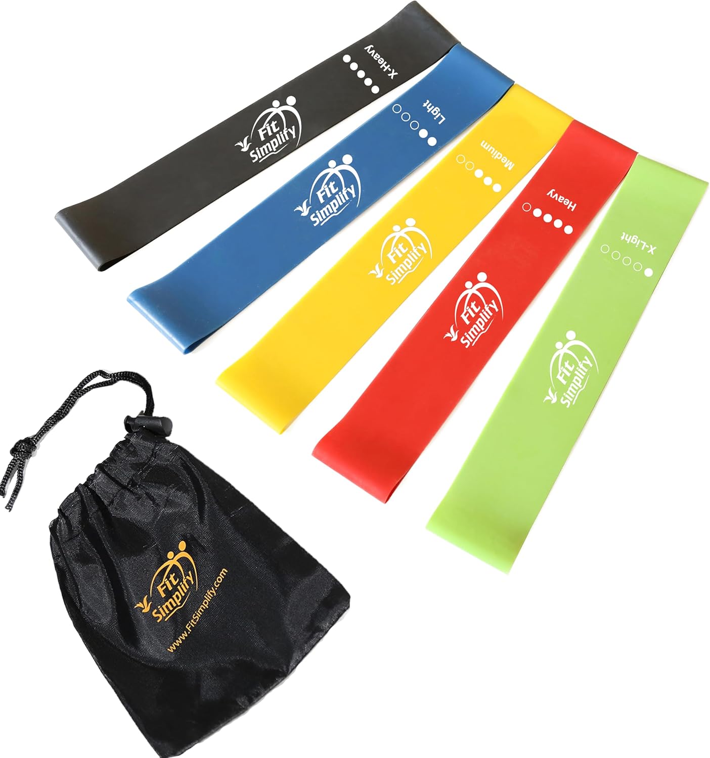 Fit Simplify Resistance Loop Bands (Set of 5) video