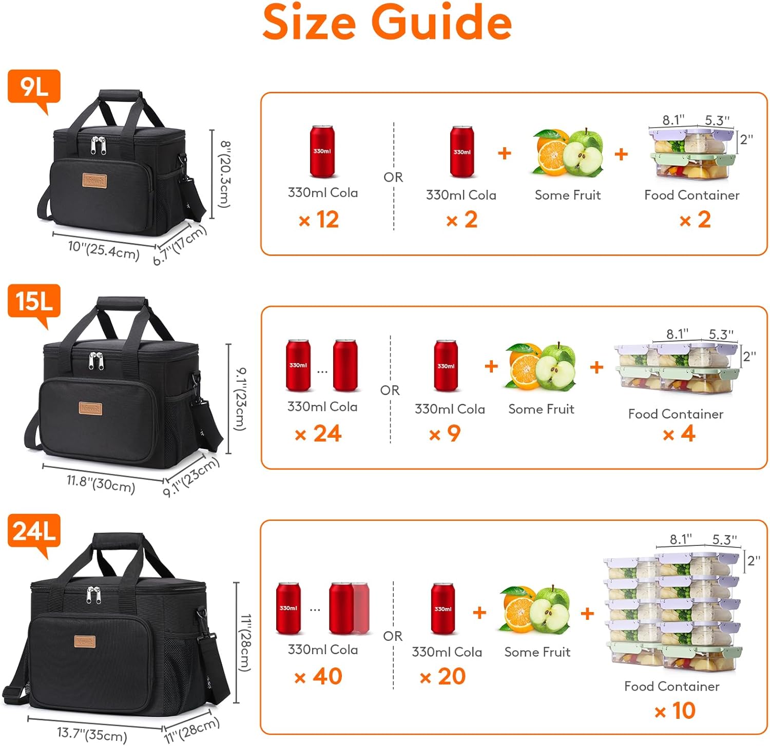 Lifewit Insulated Lunch Bag photo 5