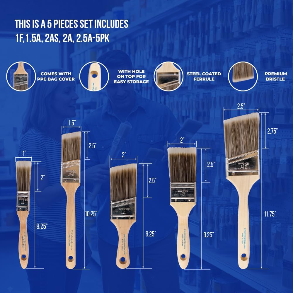 Pro Grade Paint Brush Set photo 2