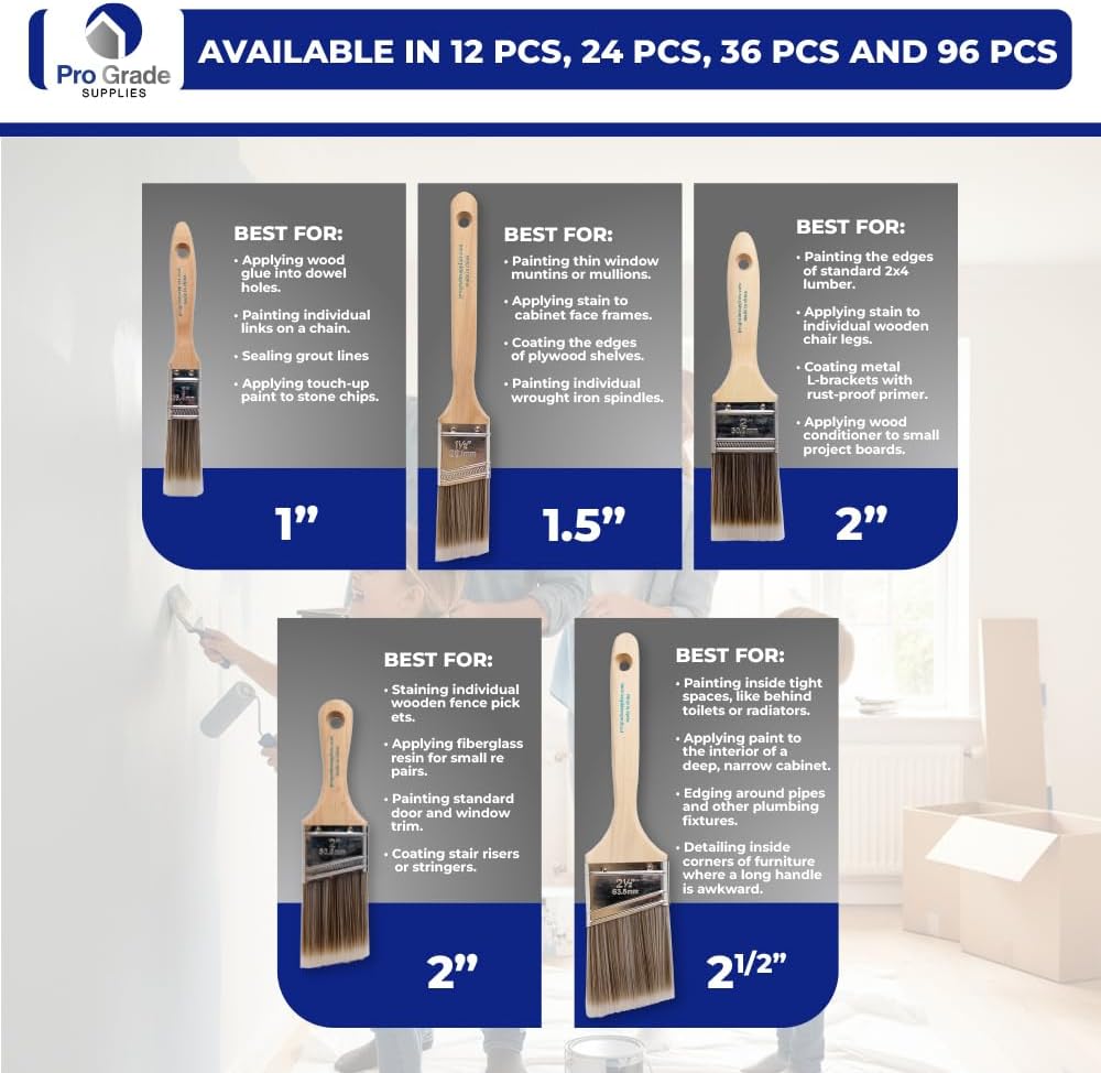 Pro Grade Paint Brush Set photo 3