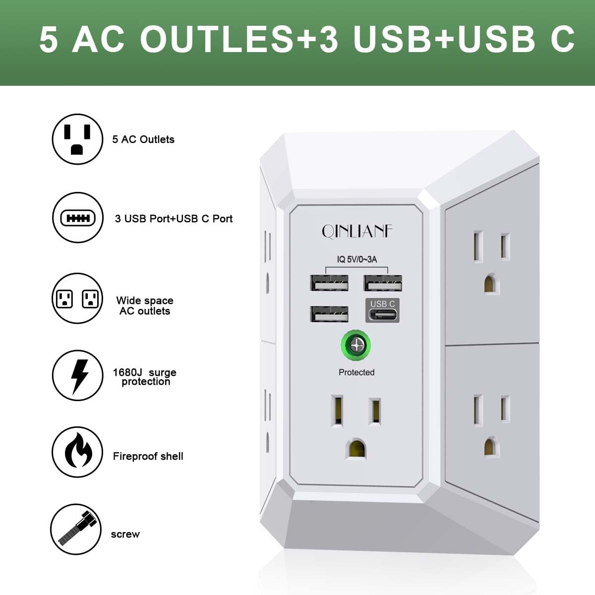 QINLIANF Surge Protector photo 2
