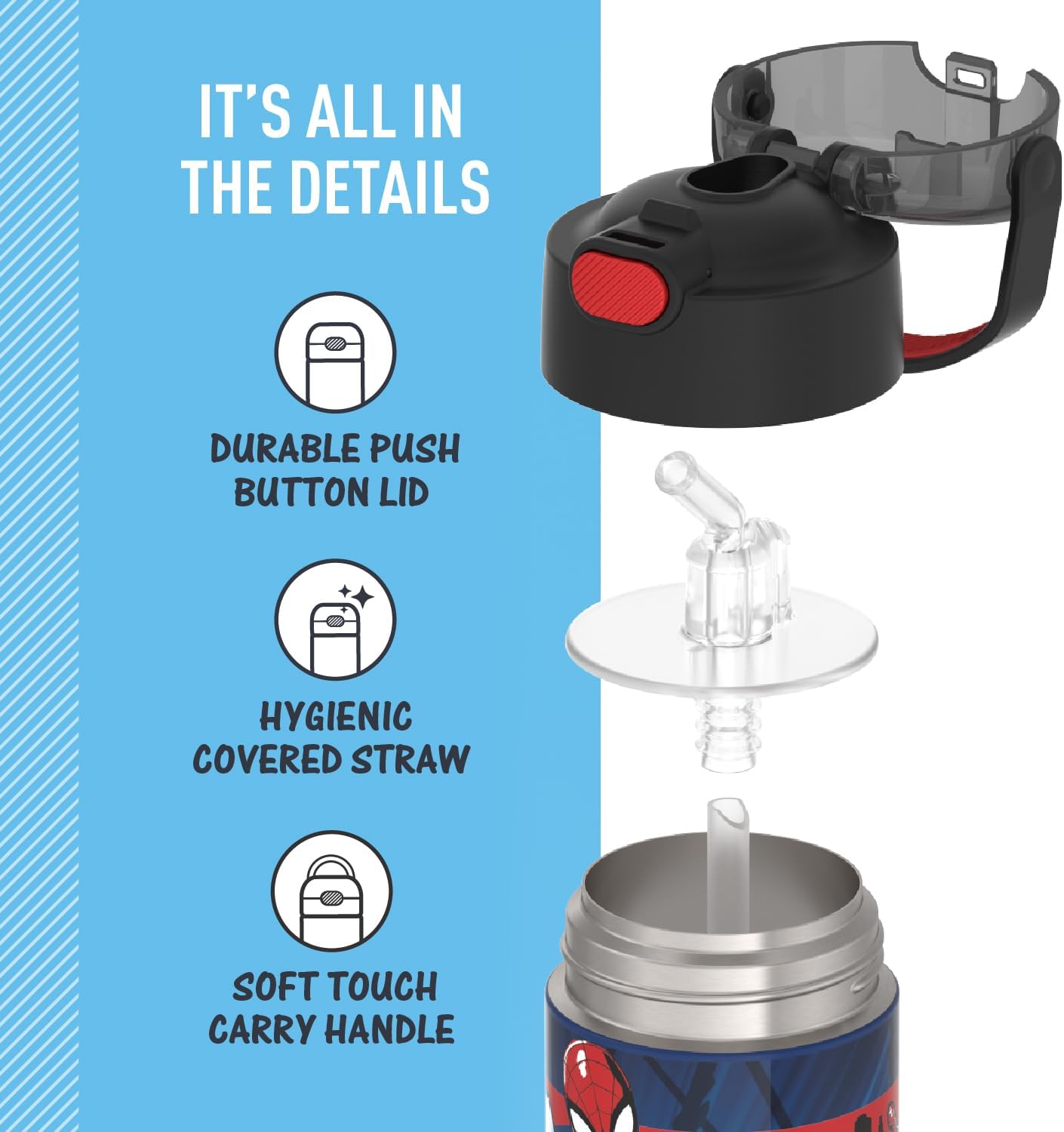 THERMOS FUNTAINER Kids Water Bottle photo 4