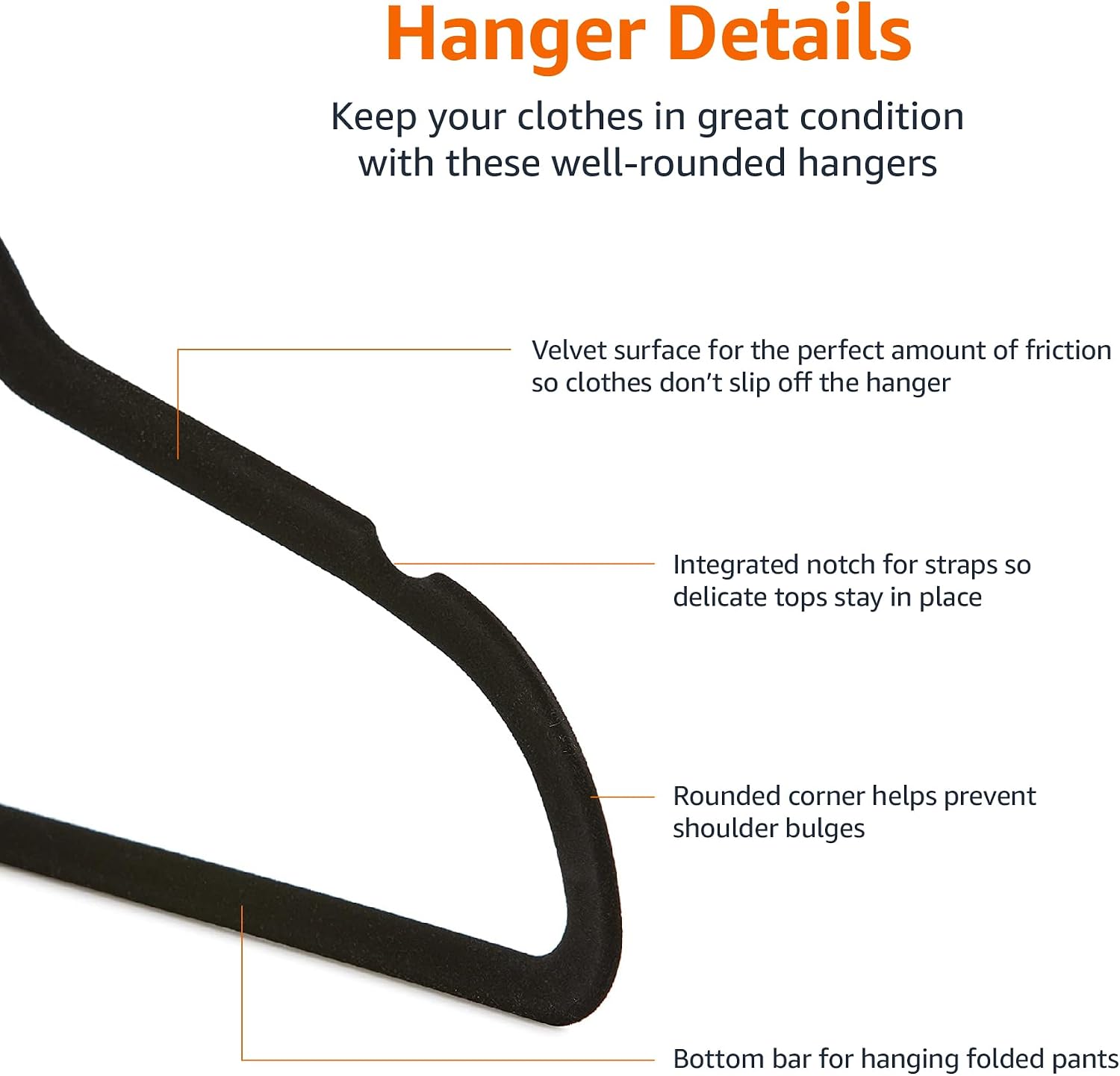 Amazon Basics Velvet Hangers photo 4